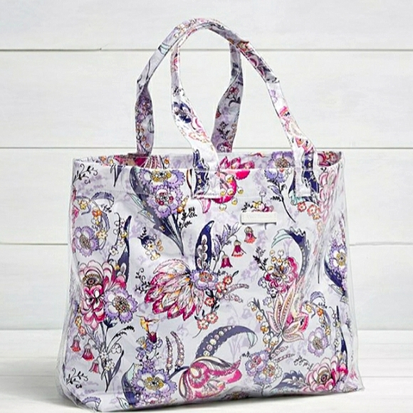 Last 1☆NWT Beautiful VERA BRADLEY ~Hummingbird Park City Shopper Tote~XL - Picture 2 of 12